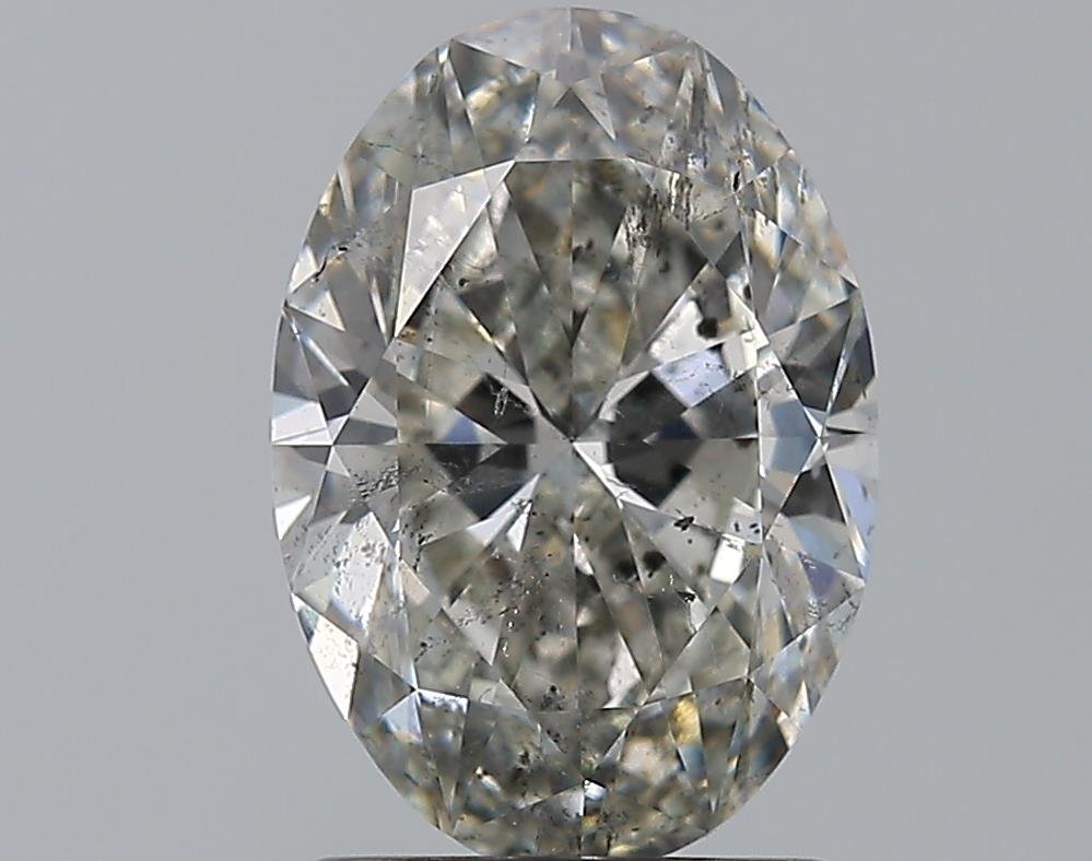 1.90ct H SI2 Rare Carat Ideal Cut Oval Diamond