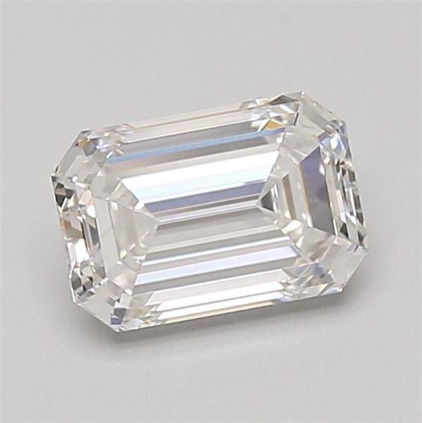 1.41ct E VVS2 Rare Carat Ideal Cut Emerald Lab Grown Diamond