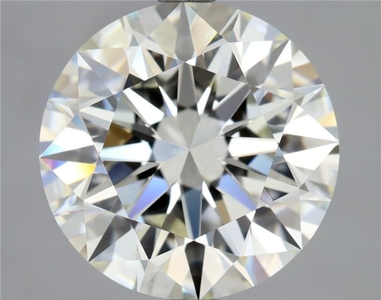 3.16ct J VVS2 Rare Carat Ideal Cut Round Diamond