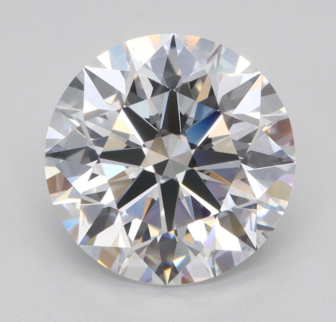 3.04ct E VVS1 Rare Carat Ideal Cut Round Lab Grown Diamond