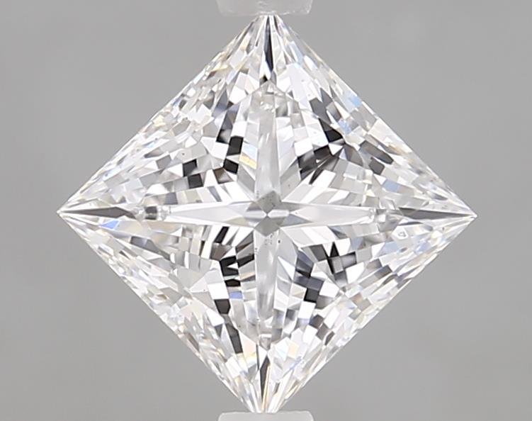 1.51ct E VS2 Rare Carat Ideal Cut Princess Lab Grown Diamond