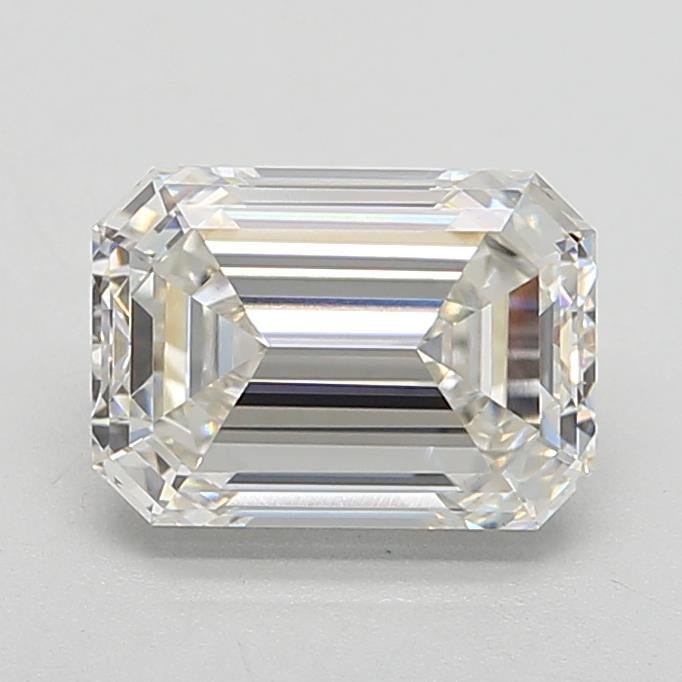 2.01ct G VVS2 Excellent Cut Emerald Lab Grown Diamond