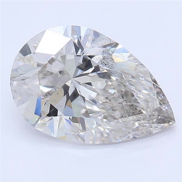 0.97ct G SI1 Rare Carat Ideal Cut Pear Lab Grown Diamond