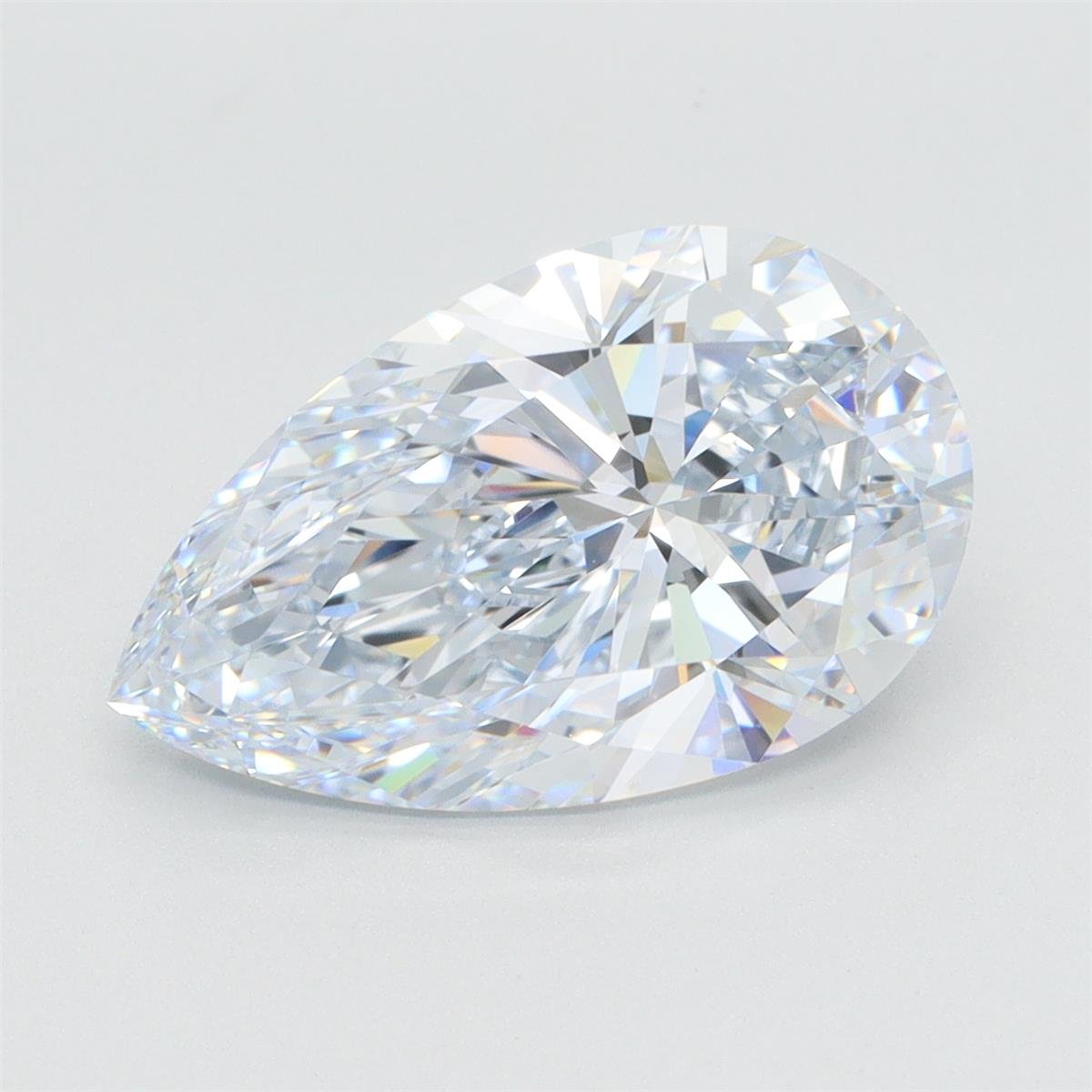 4.34ct H VVS1 Rare Carat Ideal Cut Pear Lab Grown Diamond