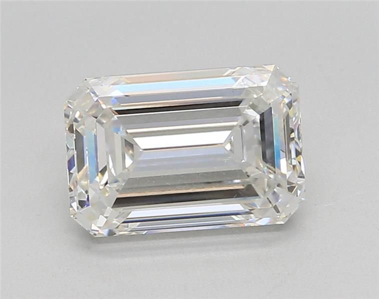 3.05ct G VS1 Rare Carat Ideal Cut Emerald Lab Grown Diamond