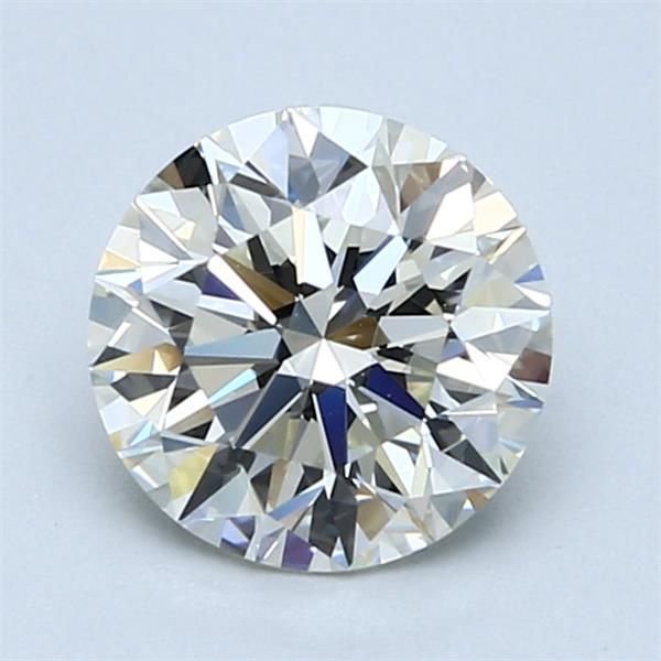 1.52ct K VVS2 Rare Carat Ideal Cut Round Diamond