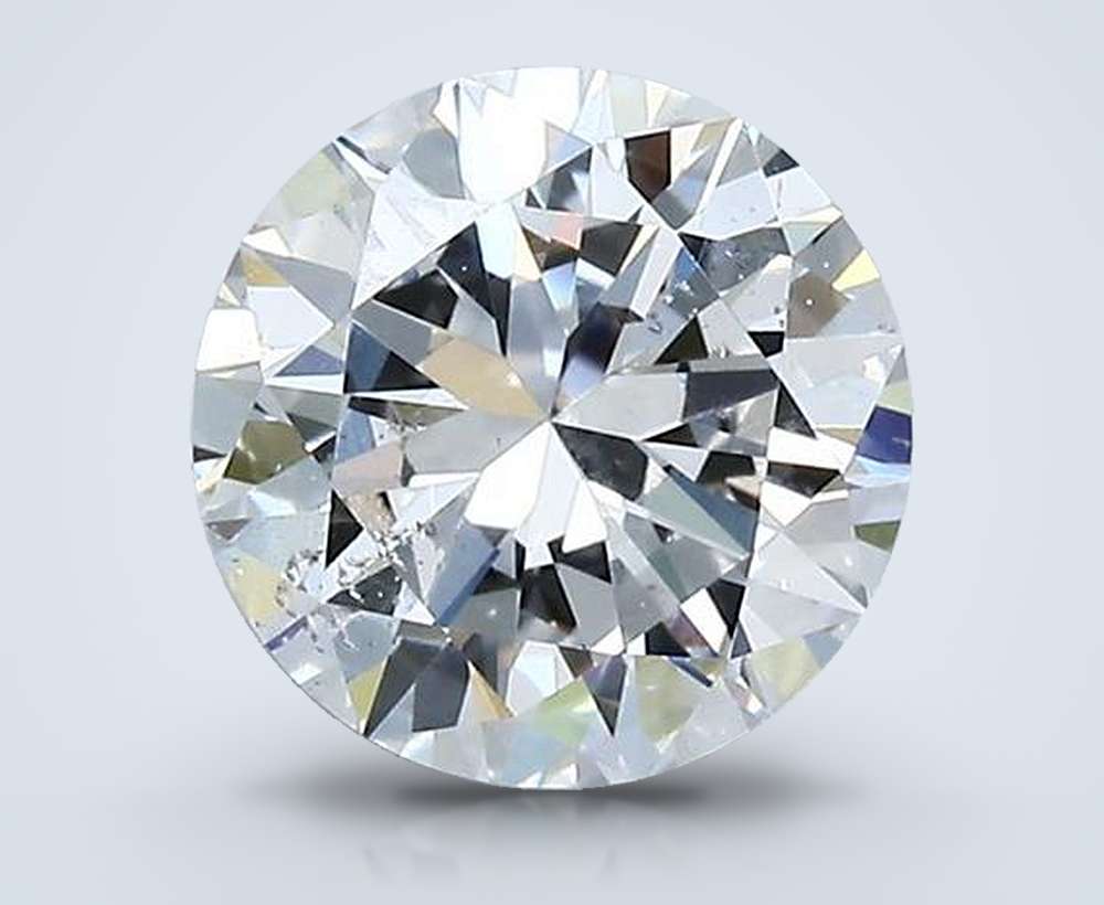 1.69 Carat Round Natural Diamond