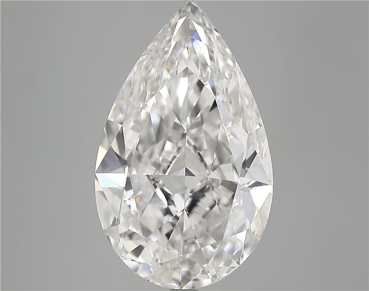 8.02ct F IF Excellent Cut Pear Diamond