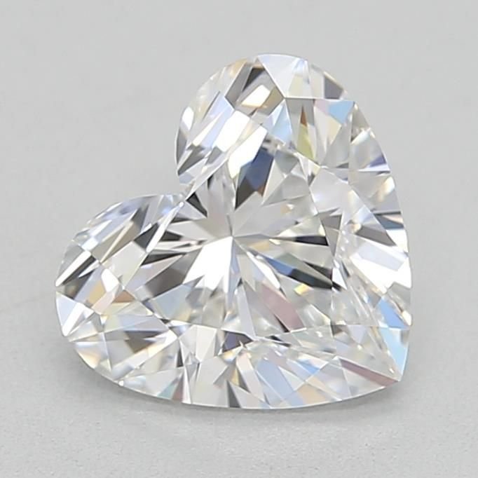 0.74ct E VVS1 Rare Carat Ideal Cut Heart Lab Grown Diamond