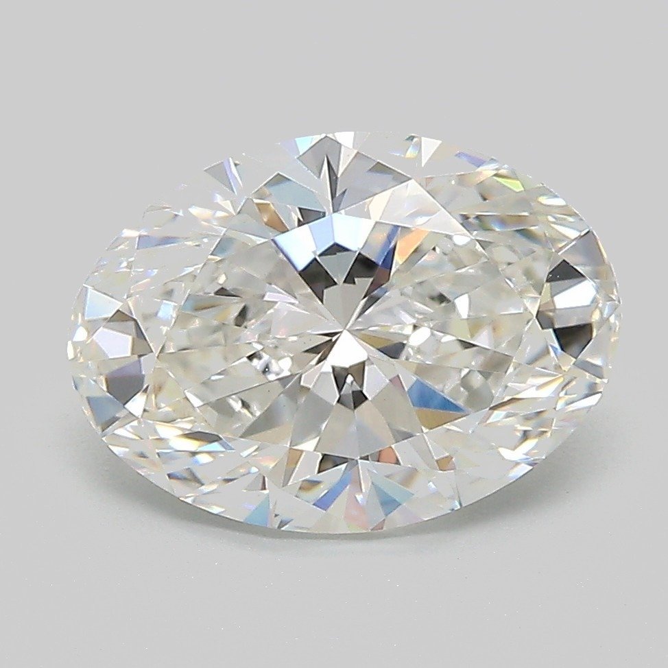 3.09ct F VVS2 Rare Carat Ideal Cut Oval Lab Grown Diamond