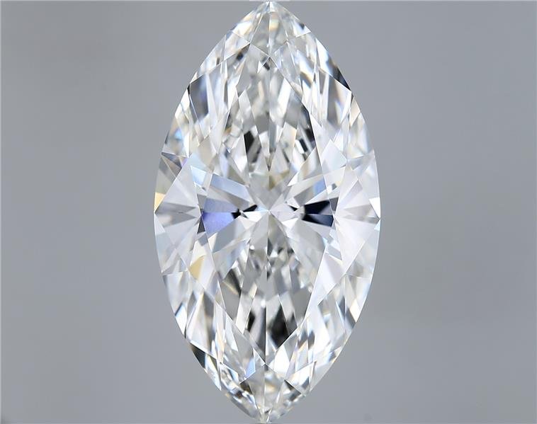 10.06ct F VVS2 Rare Carat Ideal Cut Marquise Lab Grown Diamond