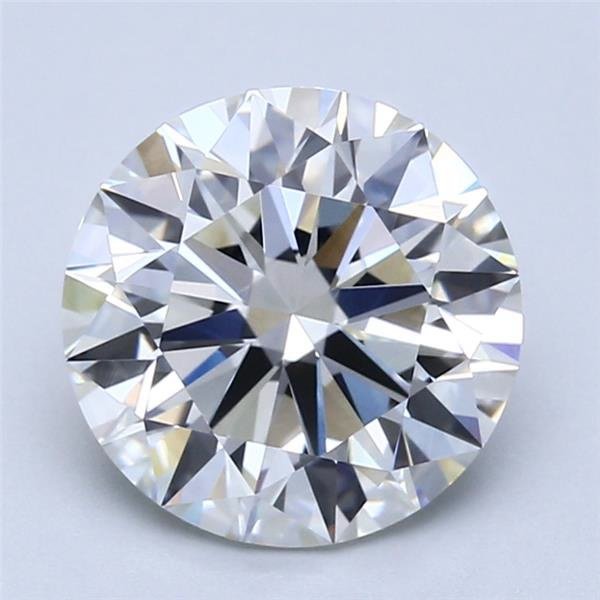 2.50ct J VVS2 Rare Carat Ideal Cut Round Diamond