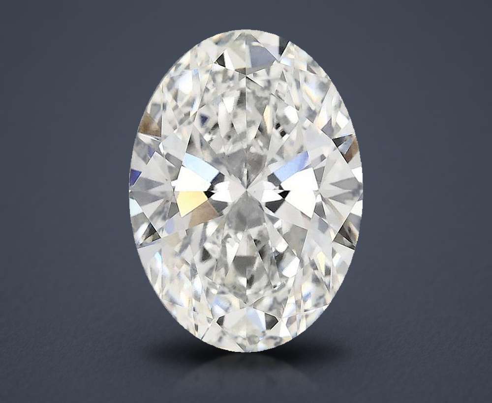 3.83 Carat Oval Lab Diamond