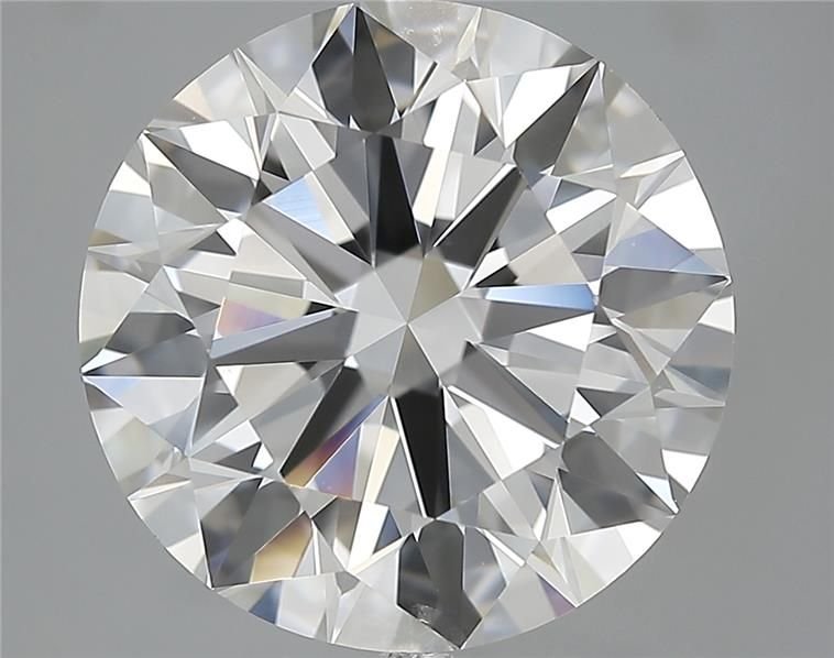 6.51ct F FL Rare Carat Ideal Cut Round Diamond