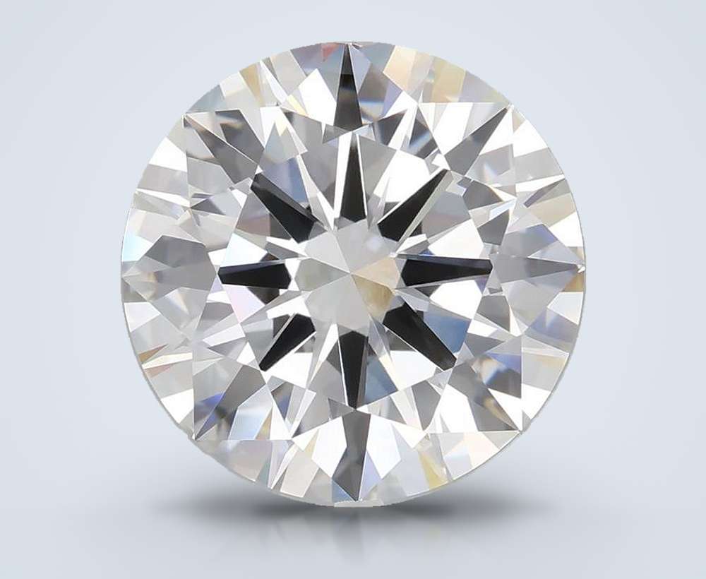 6.88 Carat Round Lab Diamond