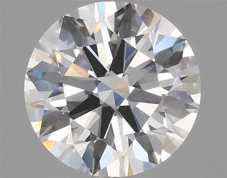 3.19ct G VS2 Rare Carat Ideal Cut Round Lab Grown Diamond