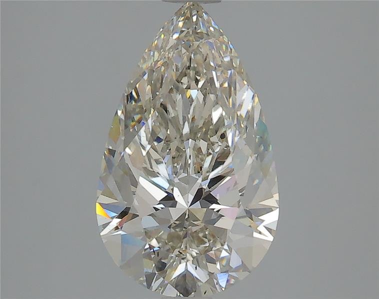 2.55ct H VS2 Rare Carat Ideal Cut Pear Lab Grown Diamond