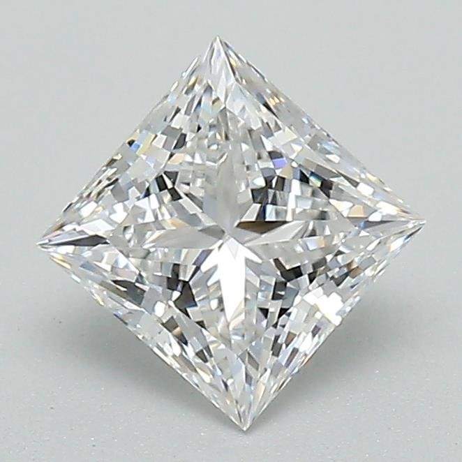 1.06ct D VS1 Rare Carat Ideal Cut Princess Lab Grown Diamond