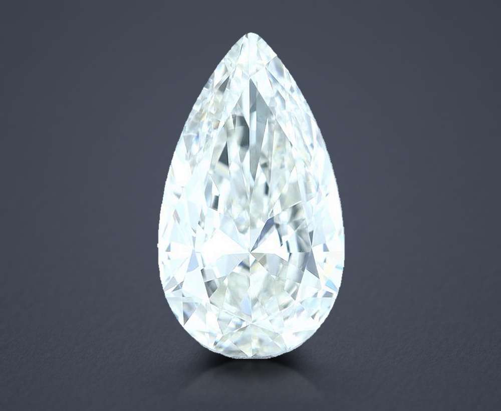1.70 Carat Pear Natural Diamond