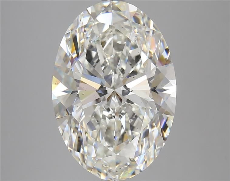 7.00ct H VS2 Rare Carat Ideal Cut Oval Lab Grown Diamond