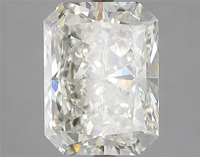 3.51ct K SI2 Rare Carat Ideal Cut Radiant Diamond