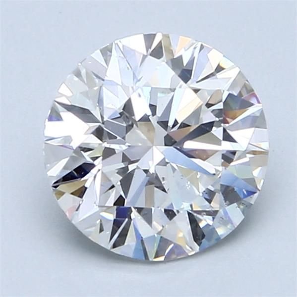 2.01ct F SI1 Rare Carat Ideal Cut Round Diamond