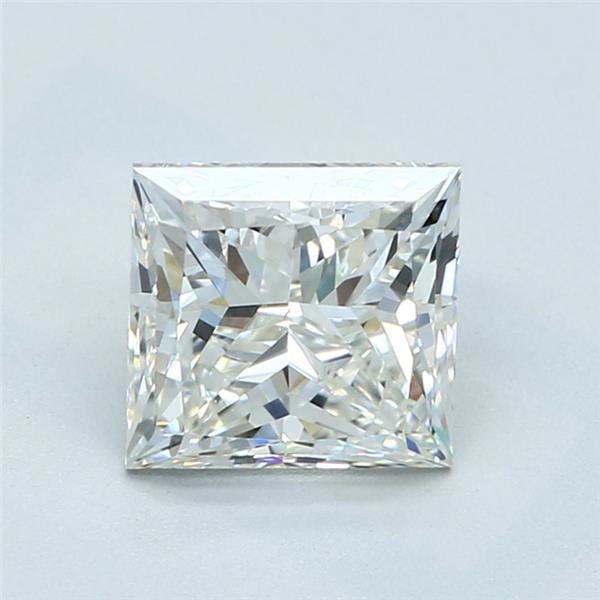 2.02ct K VS2 Rare Carat Ideal Cut Princess Diamond