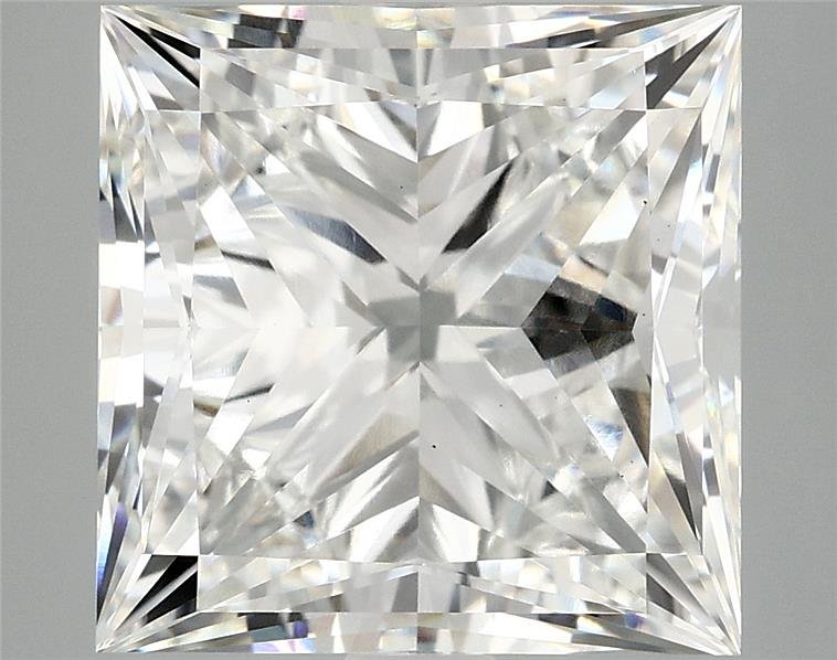 7.02ct F VS1 Rare Carat Ideal Cut Princess Lab Grown Diamond