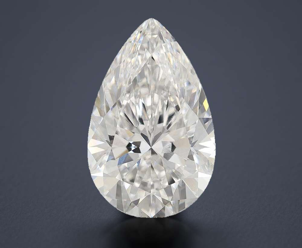 8.11 Carat Pear Lab Diamond