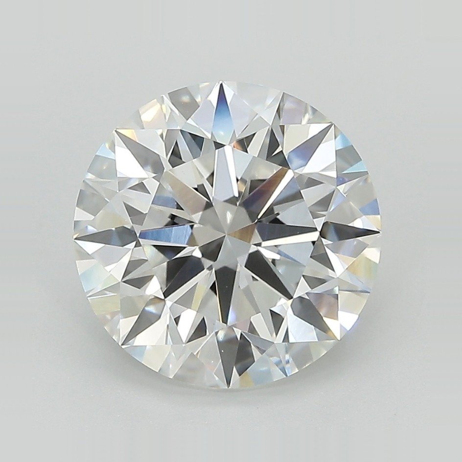 4.33ct E VVS2 Rare Carat Ideal Cut Round Lab Grown Diamond