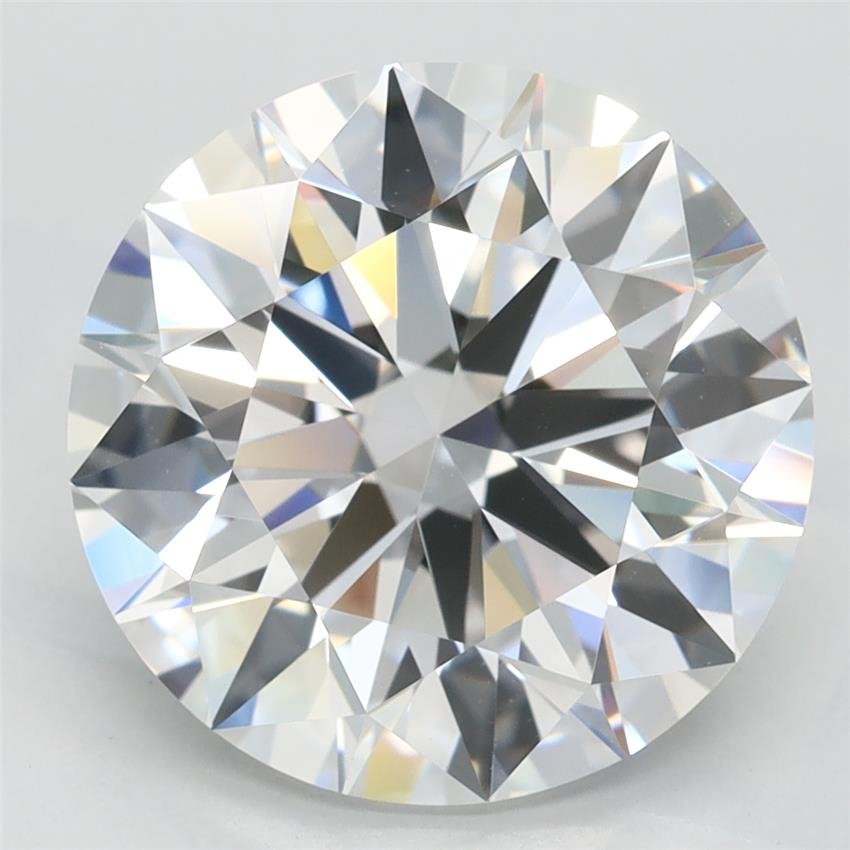 4.53ct D VVS1 Rare Carat Ideal Cut Round Lab Grown Diamond