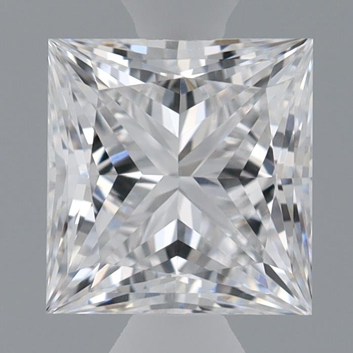 0.84ct E VVS2 Rare Carat Ideal Cut Princess Lab Grown Diamond