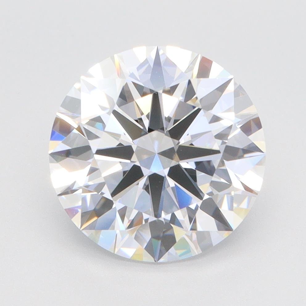 3.18ct E VVS1 Rare Carat Ideal Cut Round Lab Grown Diamond