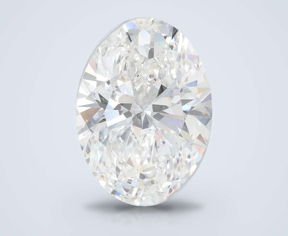 7.61 Carat Oval Lab Diamond