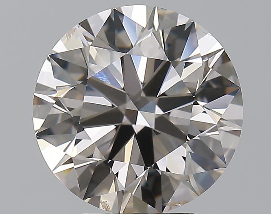 3.90ct K SI1 Rare Carat Ideal Cut Round Diamond
