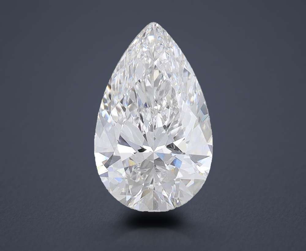 1.60 Carat Pear Lab Diamond