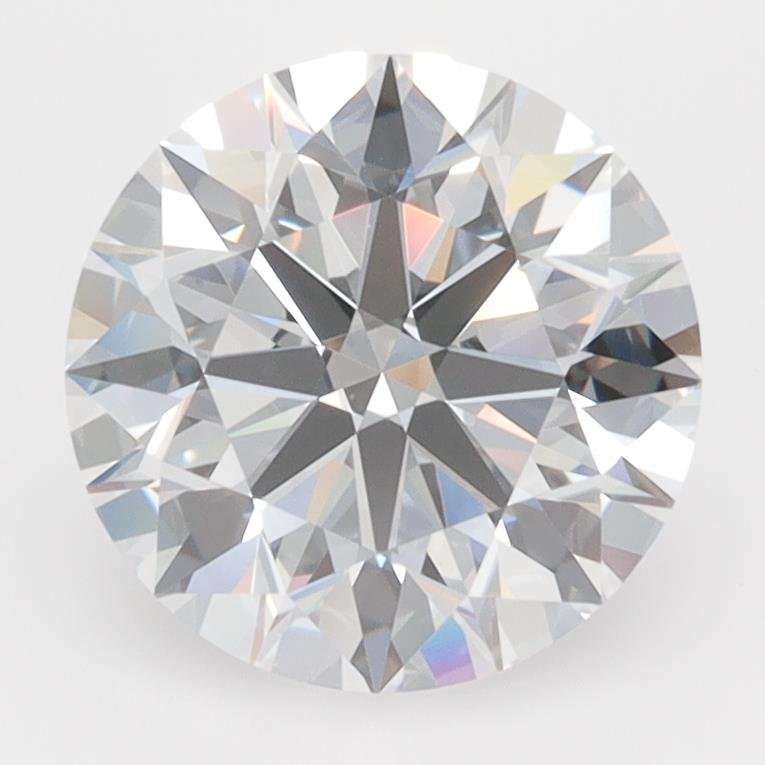 2.61ct D FL Rare Carat Ideal Cut Round Lab Grown Diamond