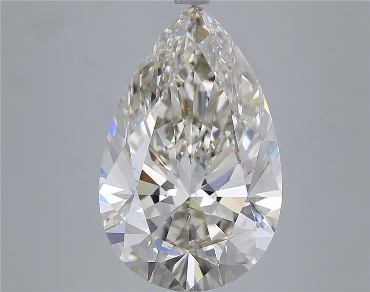 7.02ct J VS1 Rare Carat Ideal Cut Pear Lab Grown Diamond