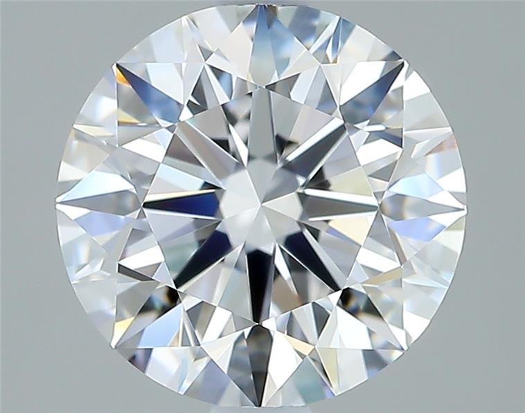 2.21ct D FL Rare Carat Ideal Cut Round Diamond