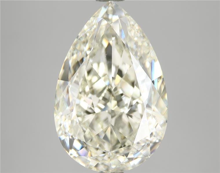 5.03ct J VS1 Rare Carat Ideal Cut Pear Diamond