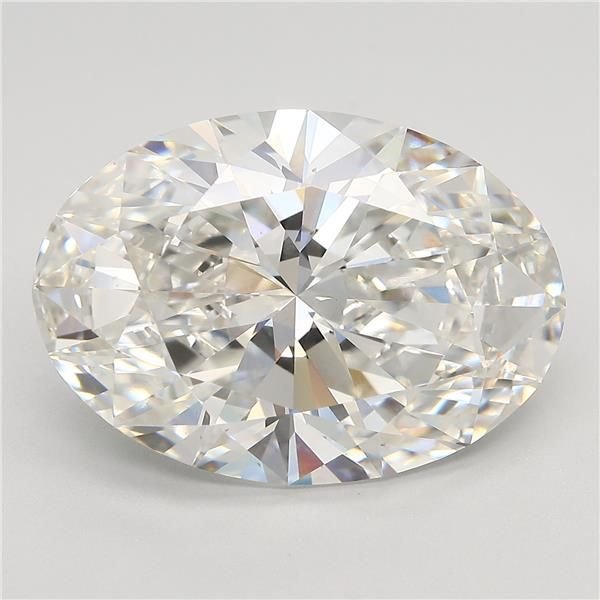 7.79ct F VS2 Rare Carat Ideal Cut Oval Lab Grown Diamond