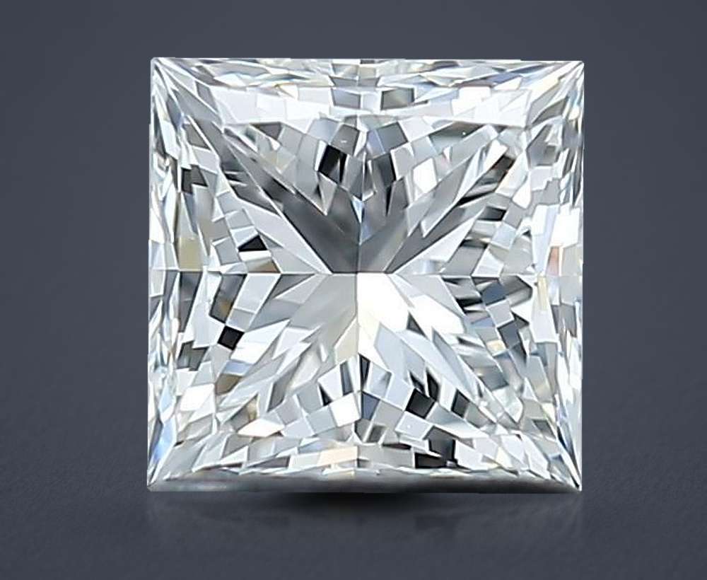 1.00 Carat Princess Natural Diamond