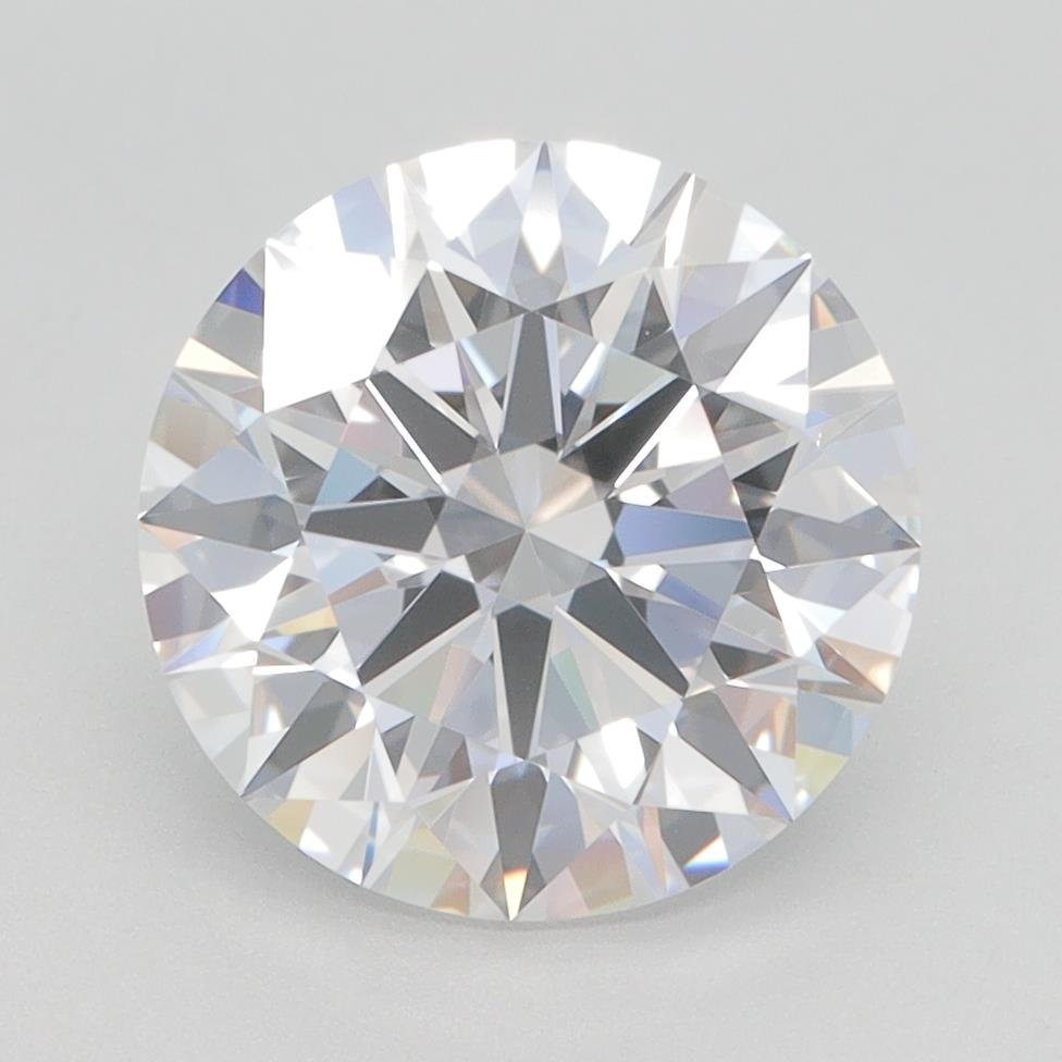 3.23ct D VVS1 Rare Carat Ideal Cut Round Lab Grown Diamond