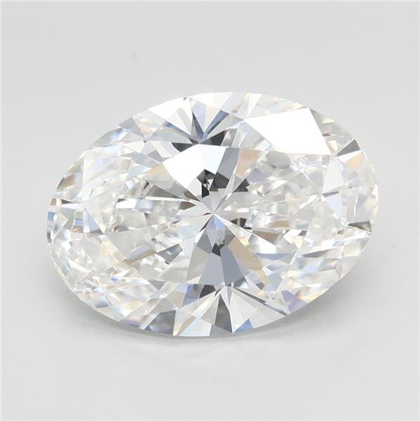 3.02ct E VVS2 Rare Carat Ideal Cut Oval Lab Grown Diamond