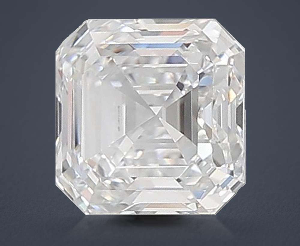 3.77 Carat Asscher Lab Diamond