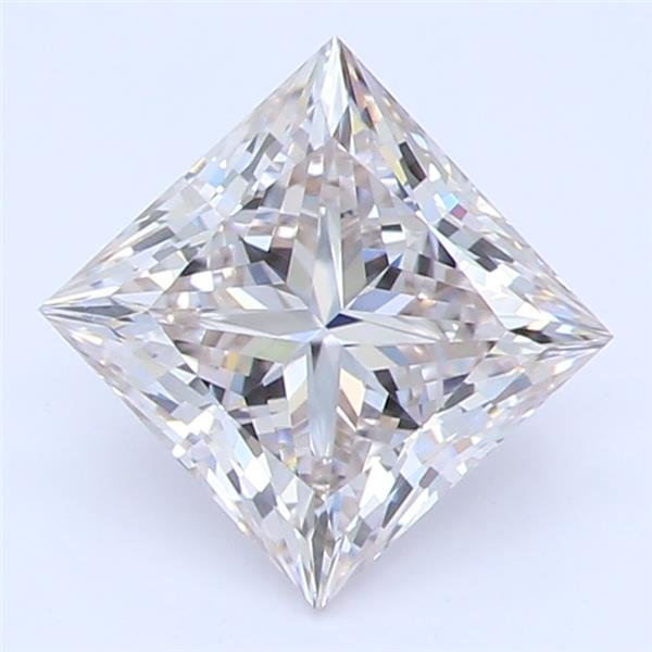 0.88ct I VVS2 Rare Carat Ideal Cut Princess Lab Grown Diamond