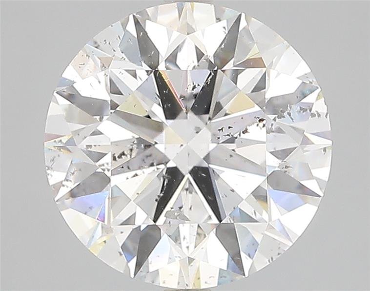 3.72ct G SI2 Rare Carat Ideal Cut Round Diamond