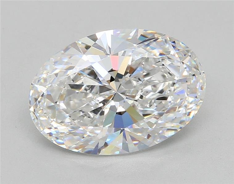 5.02ct D VS1 Rare Carat Ideal Cut Oval Lab Grown Diamond