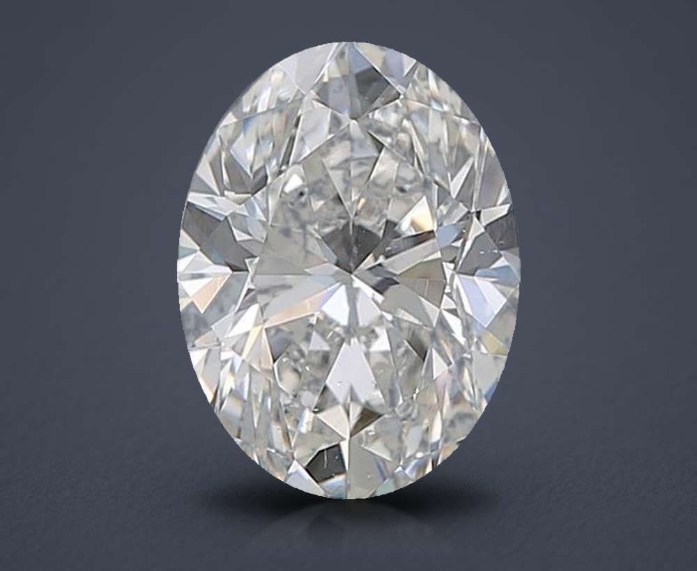 0.91 Carat Oval Natural Diamond