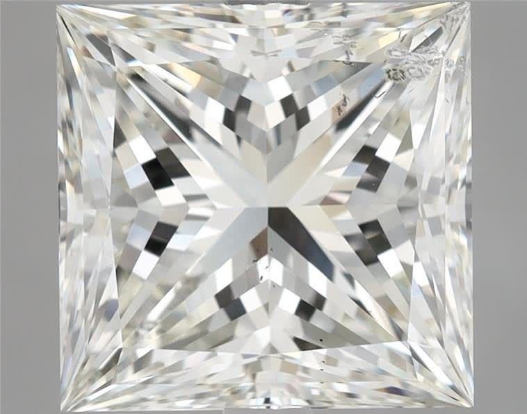 5.07ct J SI1 Excellent Cut Princess Diamond